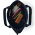 Medium Solid Color 5 Pocket Zip Top Canvas Tote Bag, alternative image