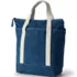 Medium Solid Color 5 Pocket Zip Top Canvas Tote Bag, Back