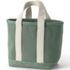 Small Solid Color Open Top Canvas Tote Bag, Back