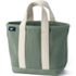 Small Solid Color Open Top Canvas Tote Bag, Front