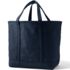 Extra Large Solid Color 5 Pocket Open Top Canvas Tote Bag, Back
