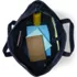 Extra Large Solid Color 5 Pocket Zip Top Canvas Tote Bag, alternative image