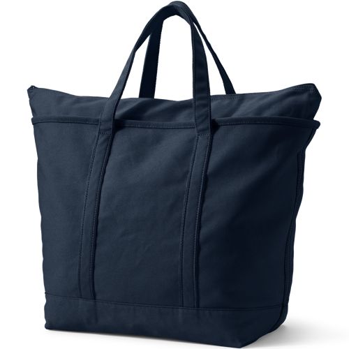 School Uniform Solid Color 5 Pocket Canvas Tote Bags - image 3