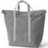 Extra Large Solid Color 5 Pocket Zip Top Canvas Tote Bag, Back