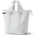 Small Solid Color Zip Top Canvas Tote Bag, Front