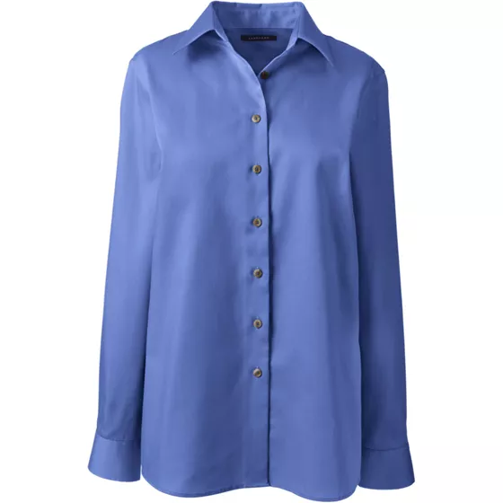 School Uniform Women's Long Sleeve Performance Twill Shirt - primary
