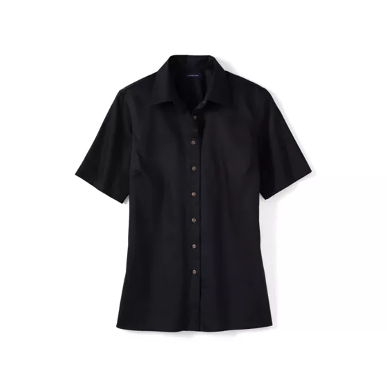 School Uniform Women's Short Sleeve Performance Twill Shirt - primary