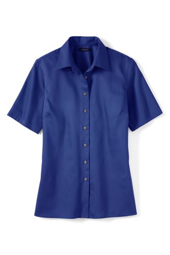 School Uniform Women's Short Sleeve Performance Twill Shirt - image 5