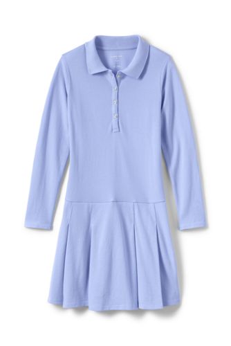 women's long sleeve polo dress