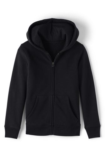 girls zip front hoodie