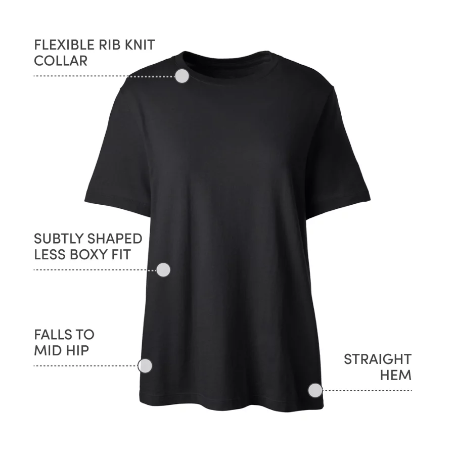 School Uniform Girls' Short Sleeve Essential Tee view 6