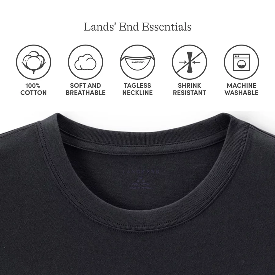 School Uniform Boys' Short Sleeve Essential T Shirt view 7