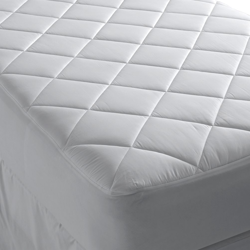 The Company Store Company Cotton Mattress Pad Medium Standard Cotton California King Mattress Pad White