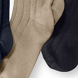 Kids Cotton Ribbed Sock (3-pack), alternative image