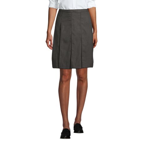 Women's Box Pleat Skirt Above Knee - image 2