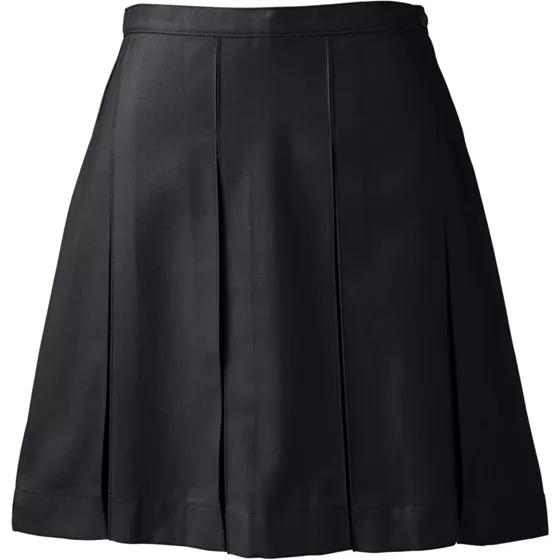 Women's Box Pleat Skirt Above Knee - primary