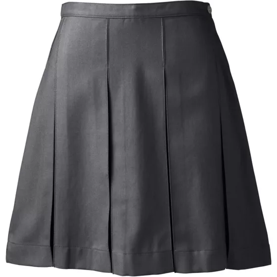 Women's Box Pleat Skirt Above Knee - primary