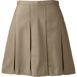 School Uniform Women's Box Pleat Skirt Above The Knee, Front