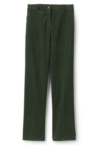 ladies elasticated waist corduroy trousers