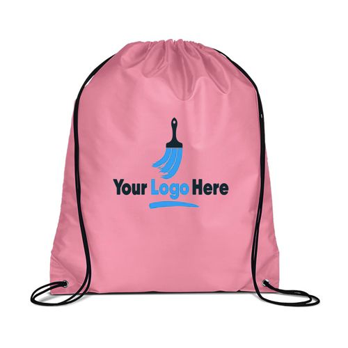 Polyester Custom Waterproof Drawstring Backpacks with Logo