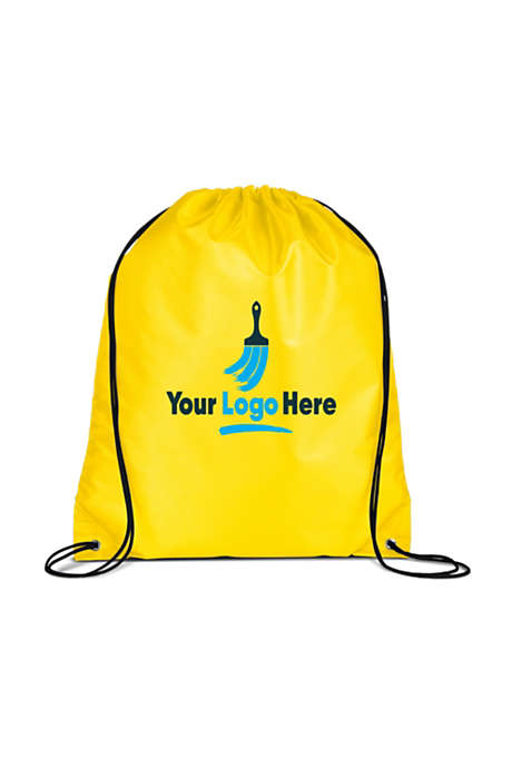 String-A-Sling Custom Logo Backpack Drawstring Bag