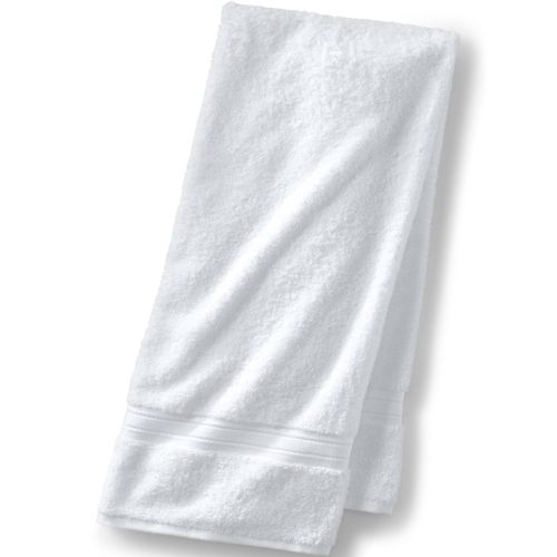 Supima Cotton Bath Sheet, Men, size: one size, regular, White, Cotton, by Lands' End