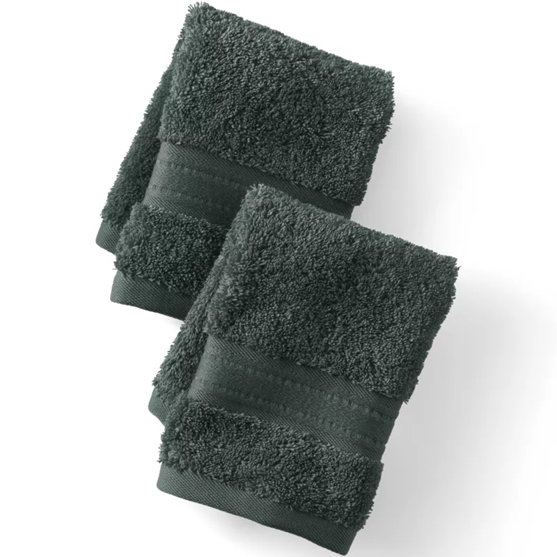 Premium Supima Cotton 2-Piece Washcloth Set, Front