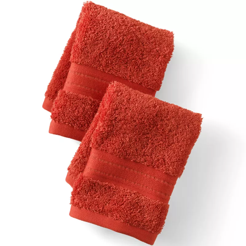 Premium Supima Cotton 2-Piece Washcloth Set, Front