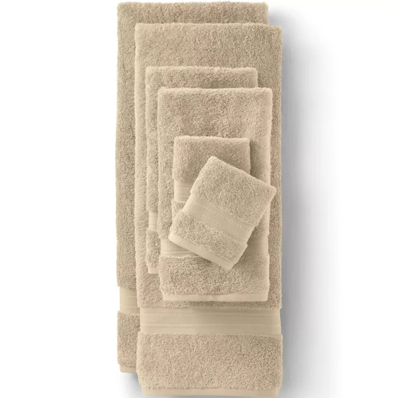 Premium Supima Cotton 6-Piece Bath Towel Set, Front