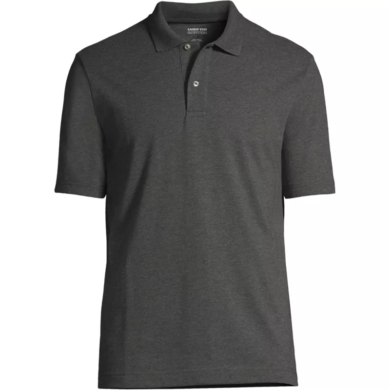 Men's Essential Pique Short Sleeve Classic Fit Polo Shirt, Front