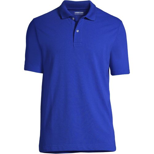 Men's Embroidered Logo Short Sleeve Mesh Polo Shirt