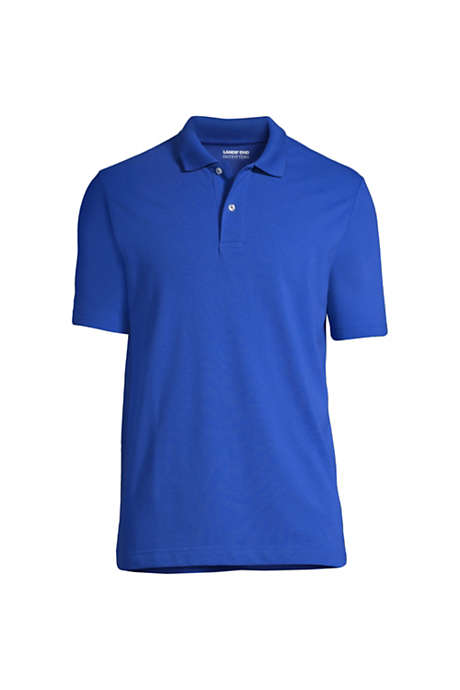 Men's Embroidered Logo Short Sleeve Mesh Polo Shirt
