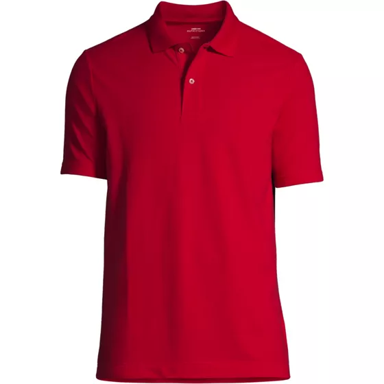 Men's Big Short Sleeve Basic Mesh Polo - primary
