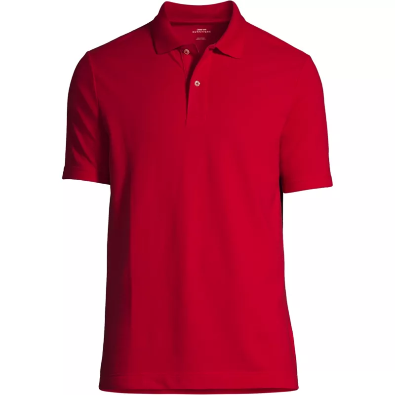 Men's Big Essential Pique Short Sleeve Classic Fit Polo Shirt, Front