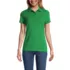 School Uniform Women's Short Sleeve Basic Mesh Polo Shirt, Front
