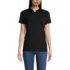 Women's Short Sleeve Basic Mesh Polo Shirt, Front
