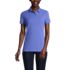 Women's Short Sleeve Basic Mesh Polo Shirt, Front