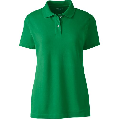 Women's Embroidered Logo Short Sleeve Mesh Polo Shirt