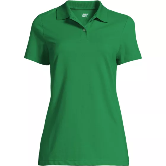 Women's Short Sleeve Basic Mesh Polo - primary