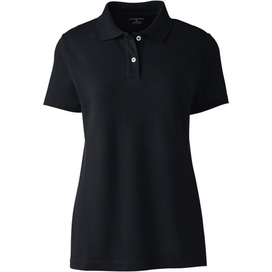 knee length dresses for ladies Performance Mesh Polo Dress in White/Navy main image 0