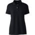 Women's Short Sleeve Basic Mesh Polo Shirt, Front