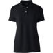 Women's Short Sleeve Basic Mesh Polo Shirt, Front