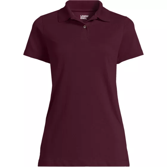 Women's Short Sleeve Basic Mesh Polo - primary