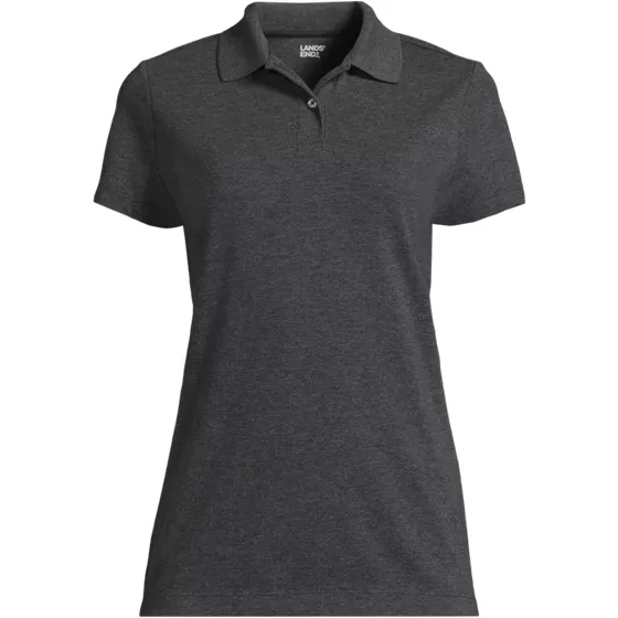 School Uniform Women's Essential Pique Short Sleeve Polo Shirt - primary