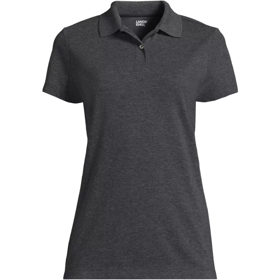 School Uniform Women's Essential Pique Short Sleeve Polo Shirt