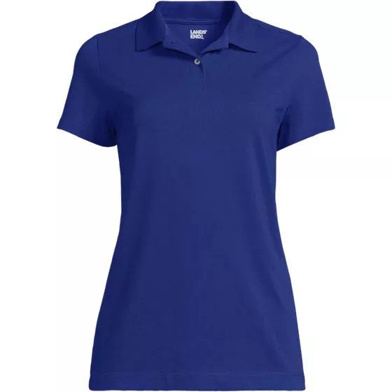 Women's Short Sleeve Basic Mesh Polo - primary