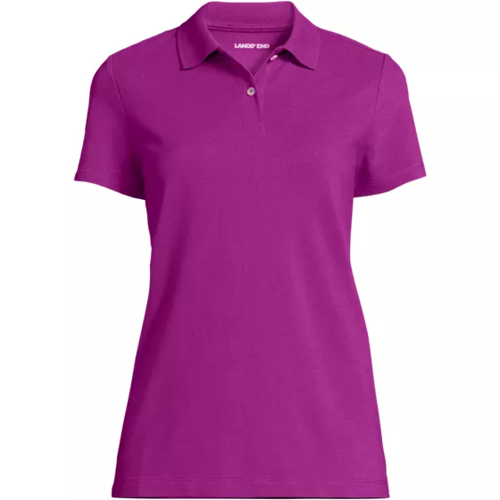 School Uniform Women's Essential Pique Short Sleeve Polo Shirt - primary
