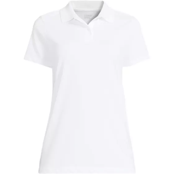 Women's Essential Pique Short Sleeve Polo Shirt - primary
