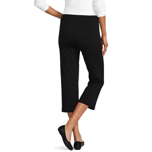  Lands' End Stretch-freizeithose In 3/4-länge, Damen, Größe:32-34 Regular, Schwarz, Baumwoll-mischung, By Lands' End 