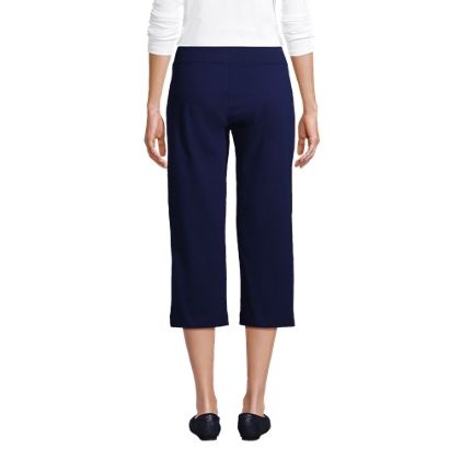 Women's Petite Starfish Mid Rise Pull On Crop Pants - image 5